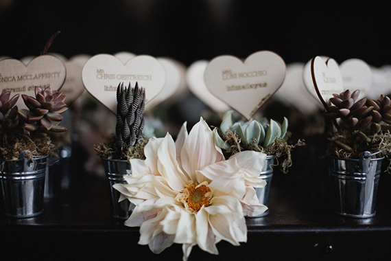 Rustic, modern Smog Shoppe wedding | Photo by My Girls on Film | Read more - http://www.100layercake.com/blog/?p=71990
