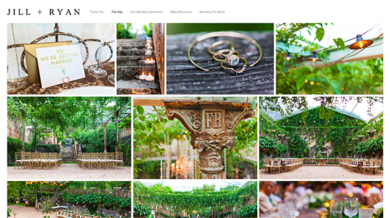 Riley & Grey luxury wedding websites