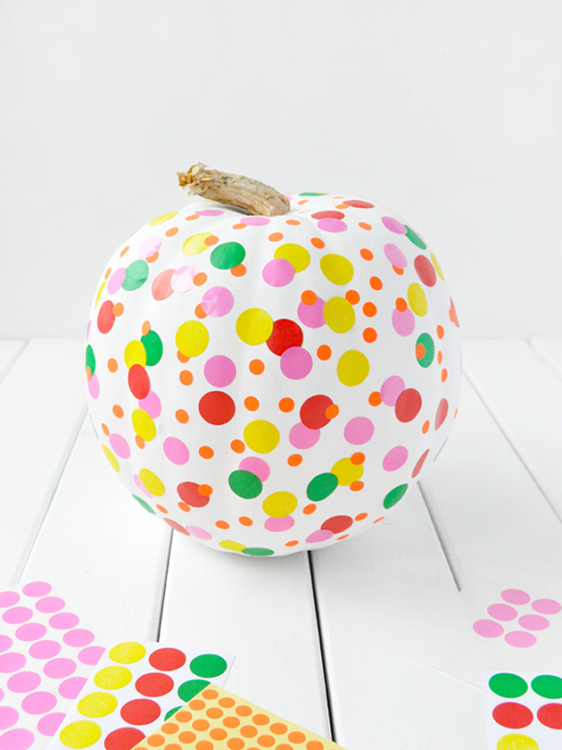 Confetti pumpkin