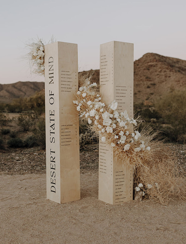 desert wedding