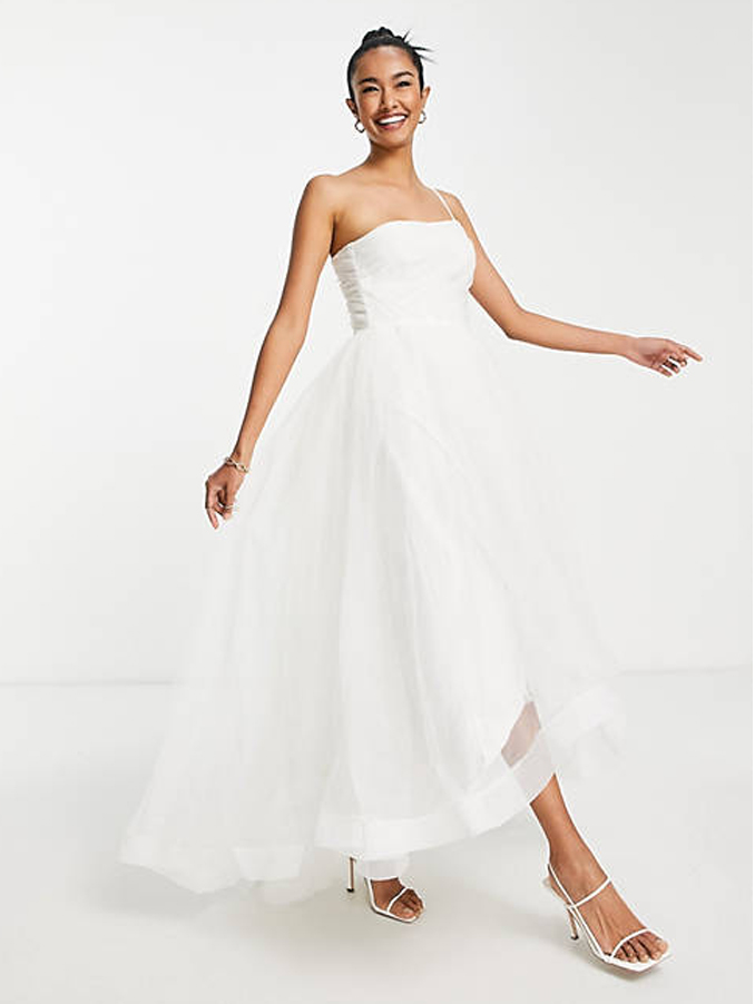 inexpensive wedding dress