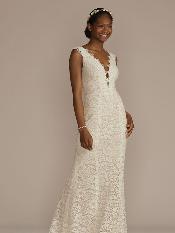 Davids bridal wedding gown